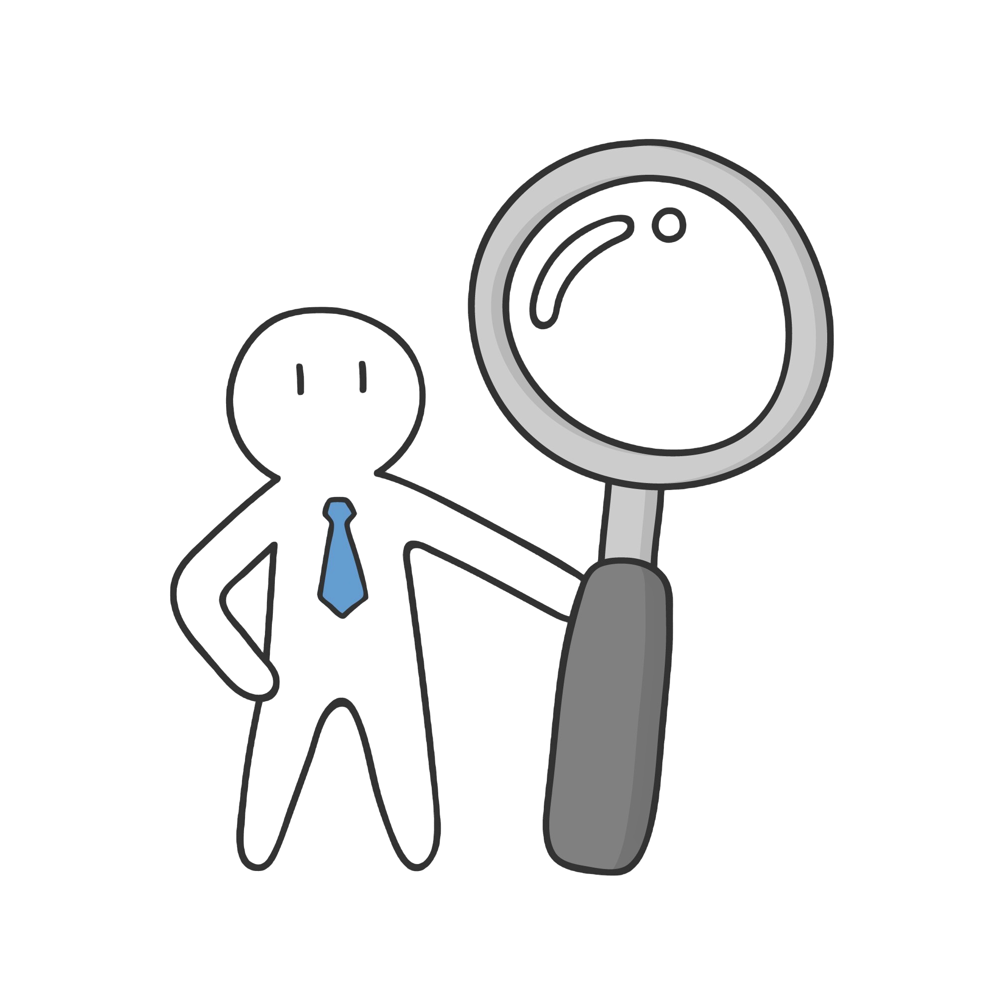 Find Person Illustration