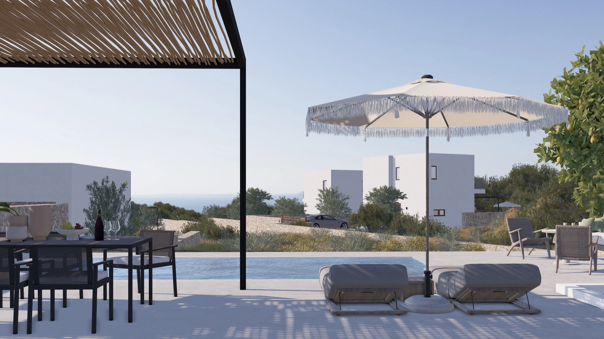 Seaview Villa for sale in Kalavarda. ID Rv-1549