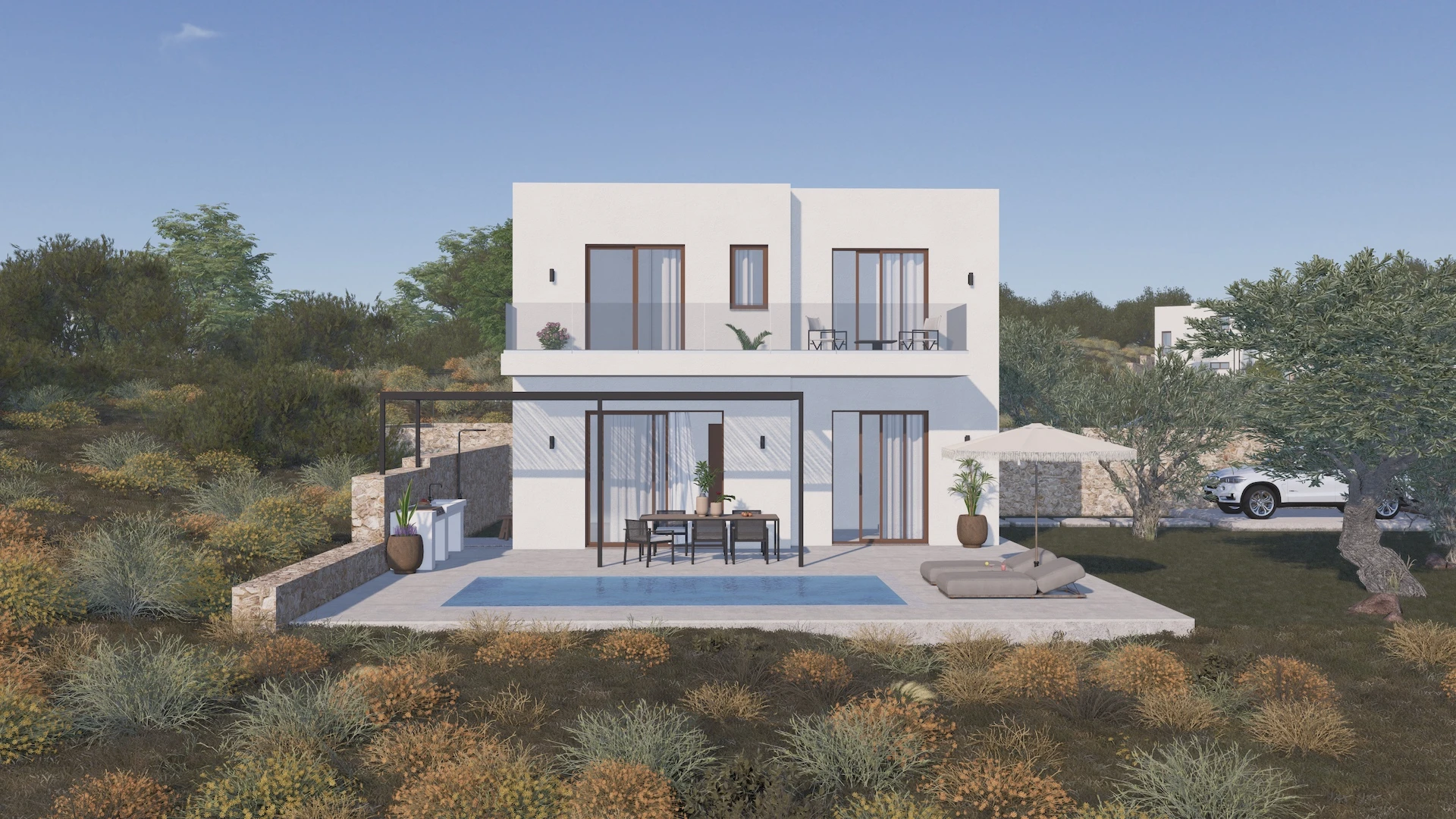 Seaview Duplex Villa for sale in Kalavarda. ID Rv-1547