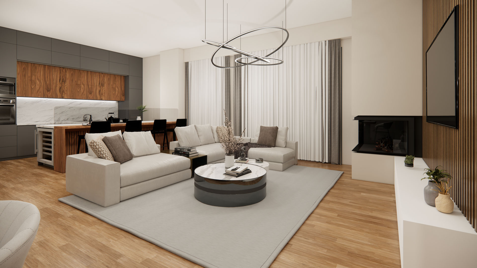 Three Bedroom Apartment in Kallithea for sale. ID A4-5693