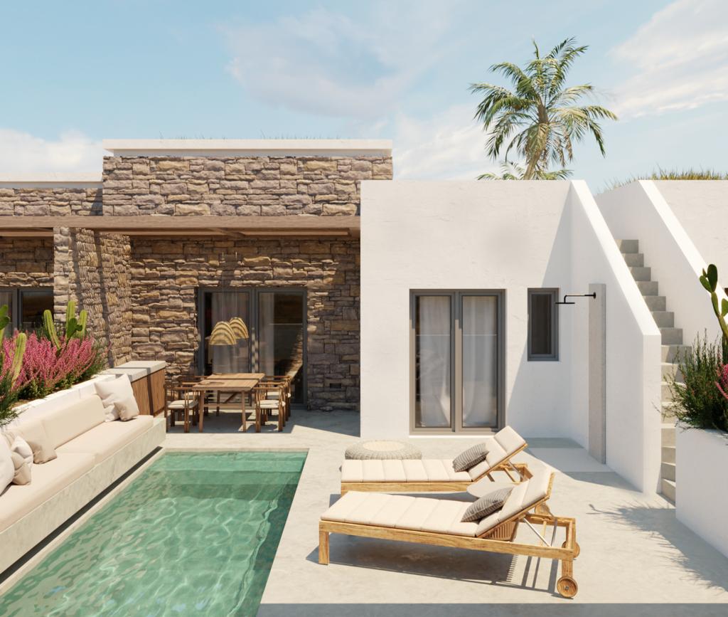Seaview Villa in Paros for sale. ID Pav-837