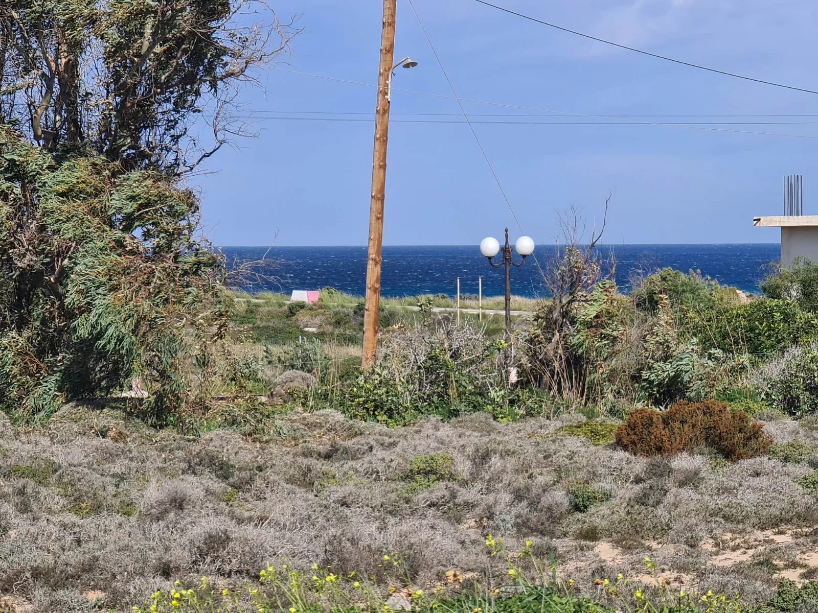 Seaview land for sale in Stavros Chania. ID 03-2561