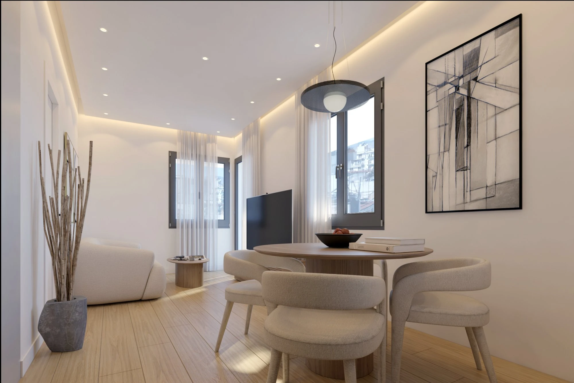 Acropolis view One Bedroom Apartment in Koukaki for sale. ID A4-12013