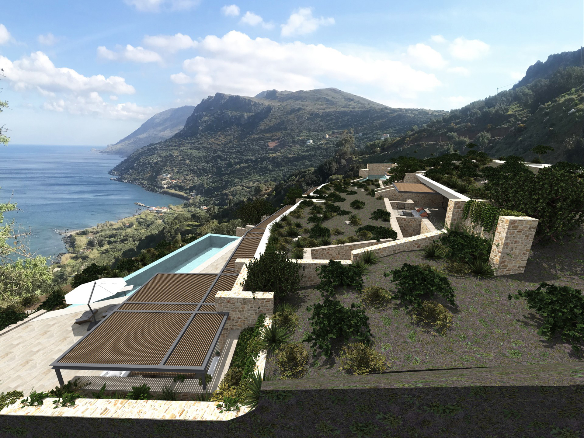 Luxury Ncaved Villa Project for sale in Chania. ID 0v-735