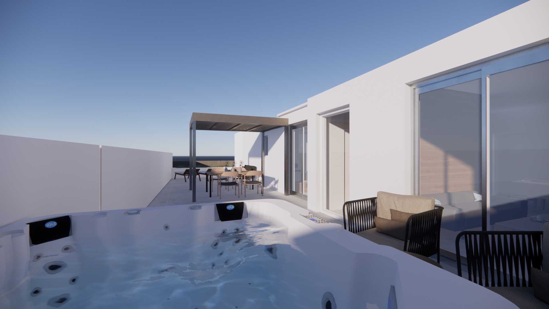 New Luxury One-bedroom Apartment in Kalyves. ID 0v-674