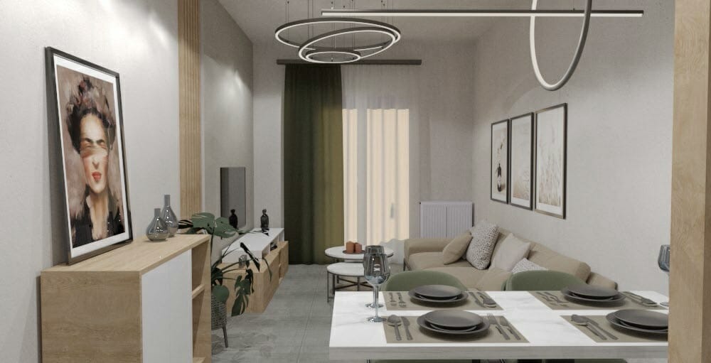 Luxury Apartment in Thessaloniki Analipsi for sale. ID Th4-3681