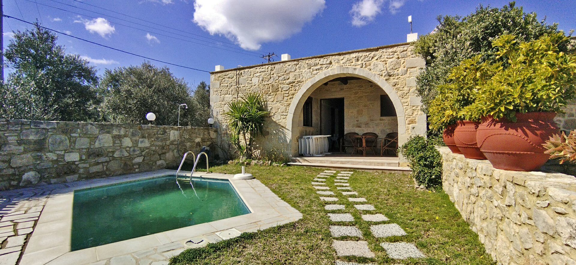 Two Stone houses for sale near Falasarna. ID 04-3439