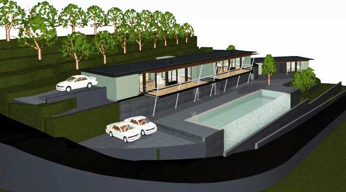 Unfinished complex of three apartments. ID 02-469