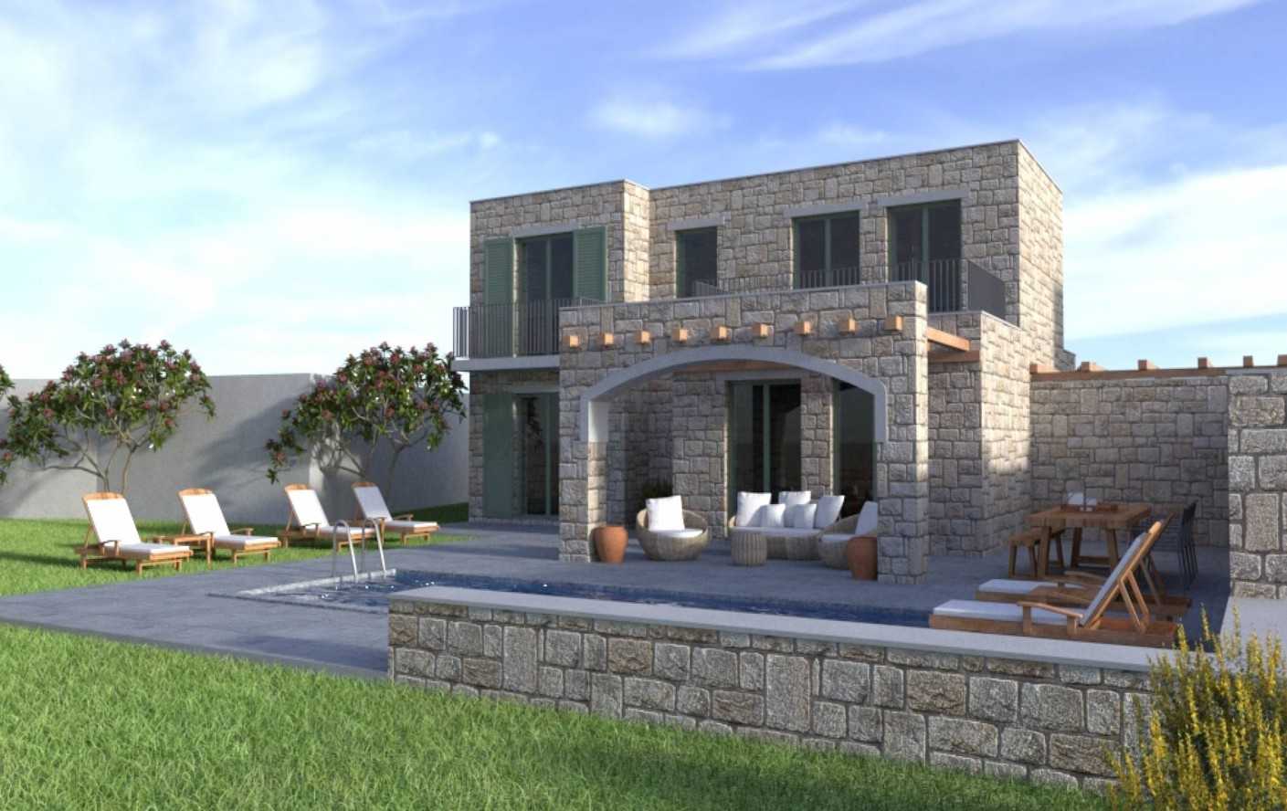 Villa with sea view in Kyrianna Rethymnon for sale. ID 1v-428