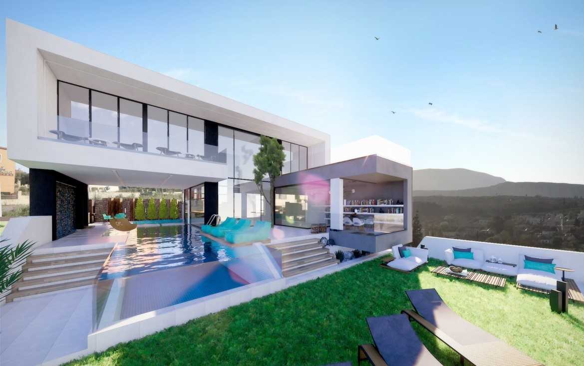 Three Bedroom Luxury Villa in Kalyves. ID 0v-383