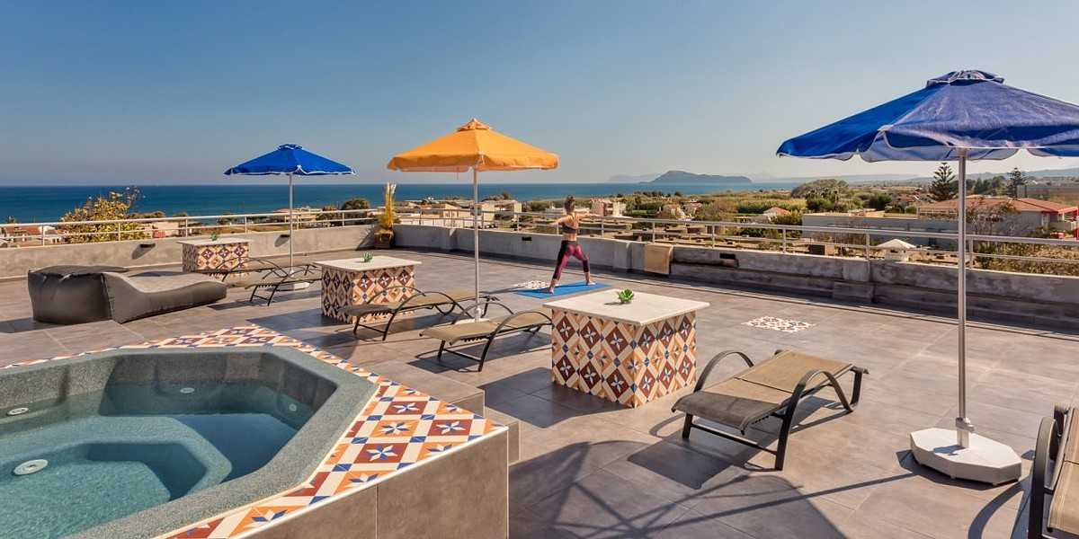 Alternative tourism hotel for sale in Platanias, Crete. ID 02-348