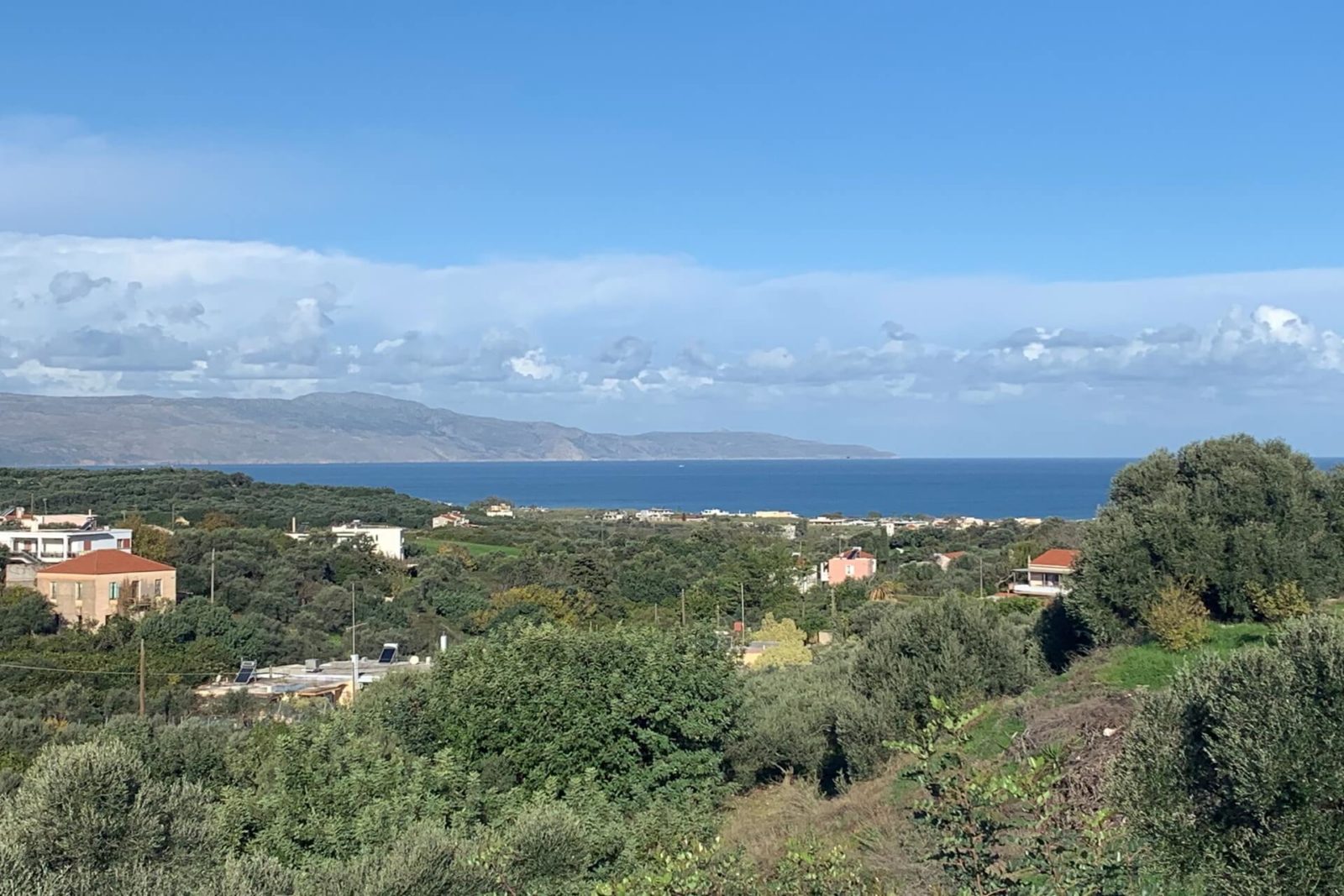 Sea-view plot for sale in Platanias, Crete. ID 03-1715