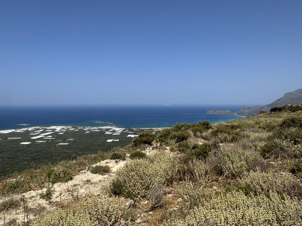 Amphitheatrical Plot in Falasarna with Building Permit for 2 Villas with Pools