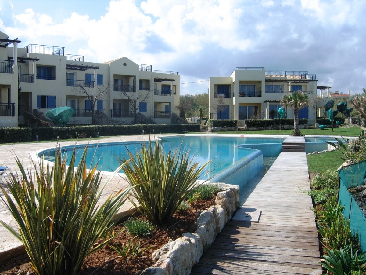 Beach front apartment  in Maleme.