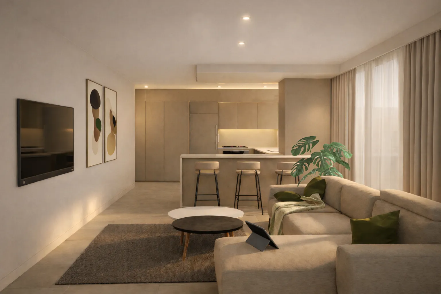 Golden Visa One Bedroom Apartment for sale in Kallithea. ID A4-12494