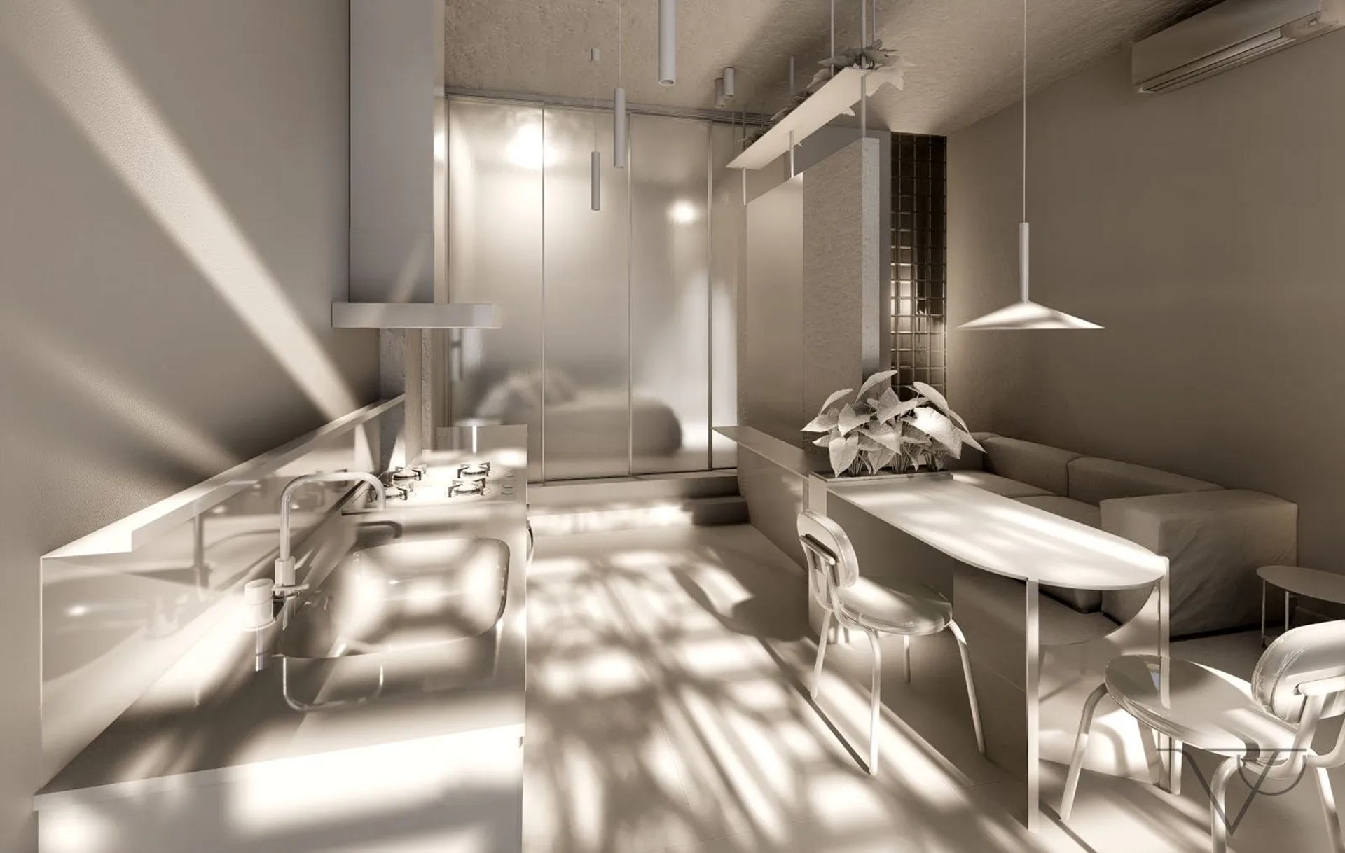 Golden Visa Studio in Agia Paraskevi for sale. ID A4-11874