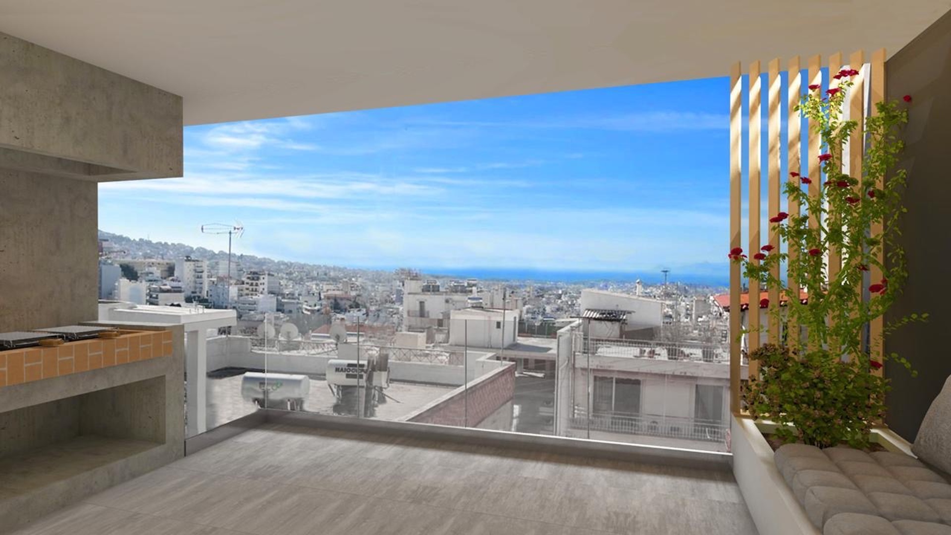 Seaview Apartment in Ilioupoli for sale. ID A4-8261
