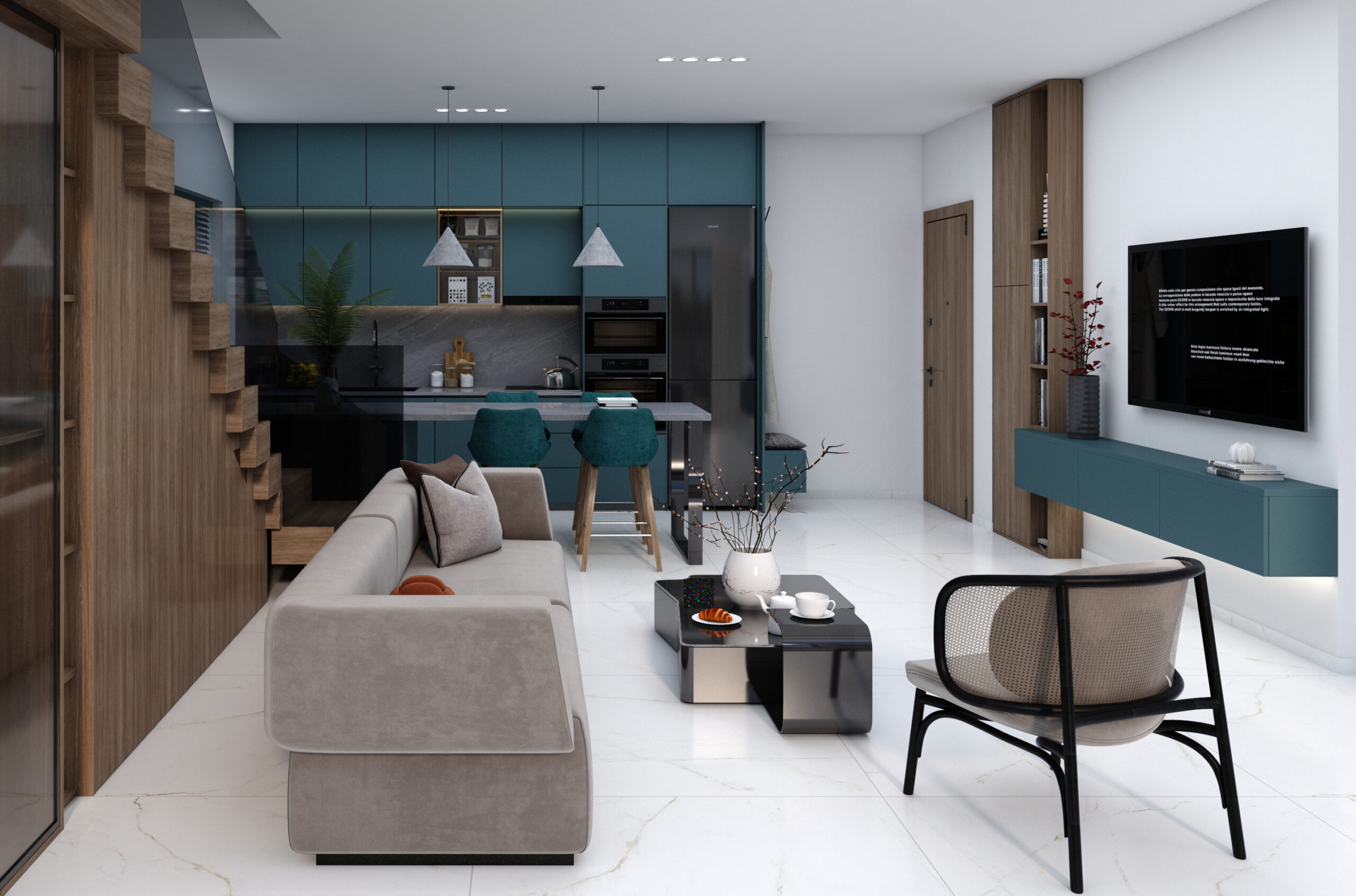 Duplex Apartment for sale in Melissia. ID A4-7308