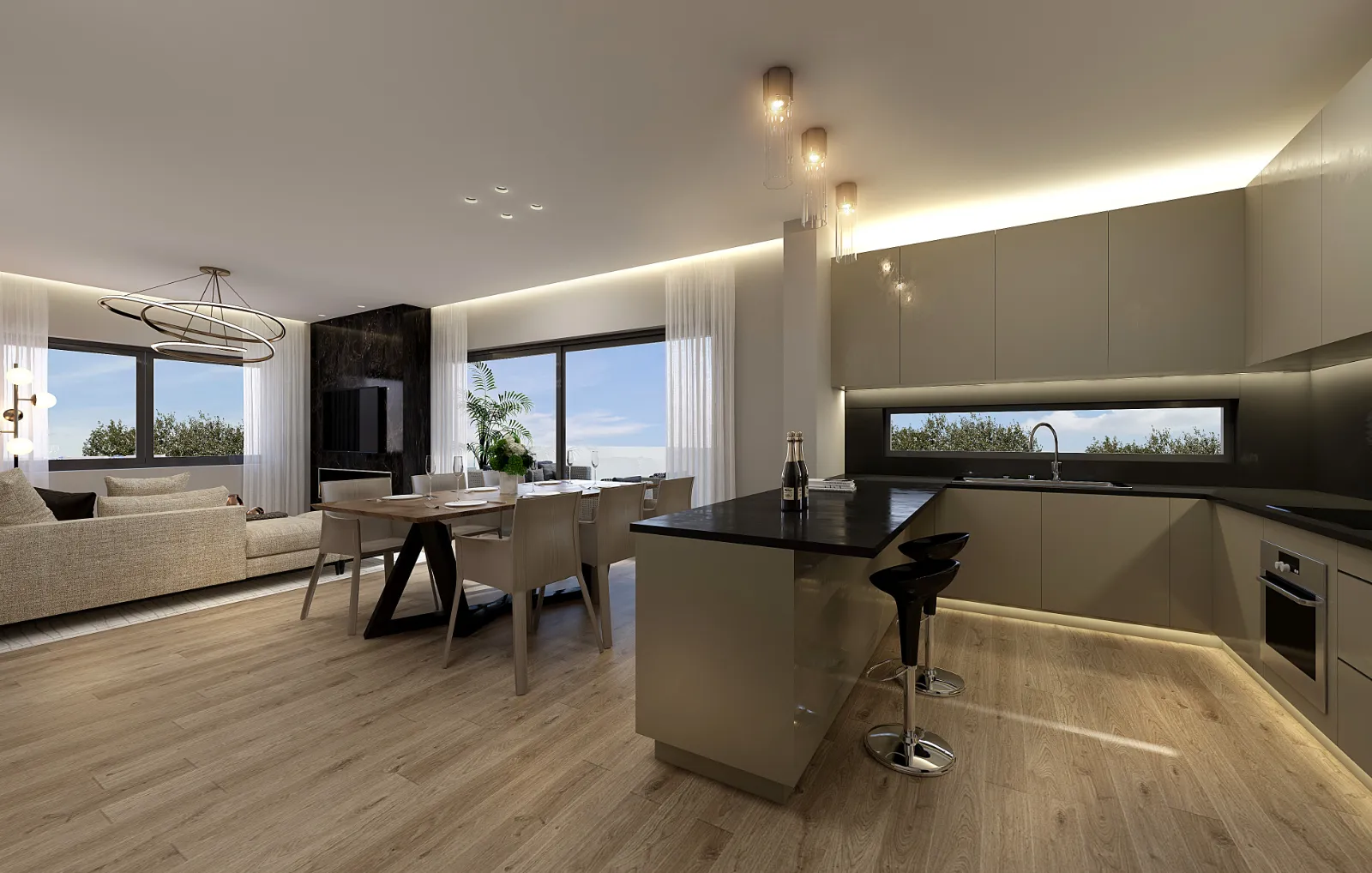 Luxurious Seaview Maisonette in Alimos. ID A4-6265