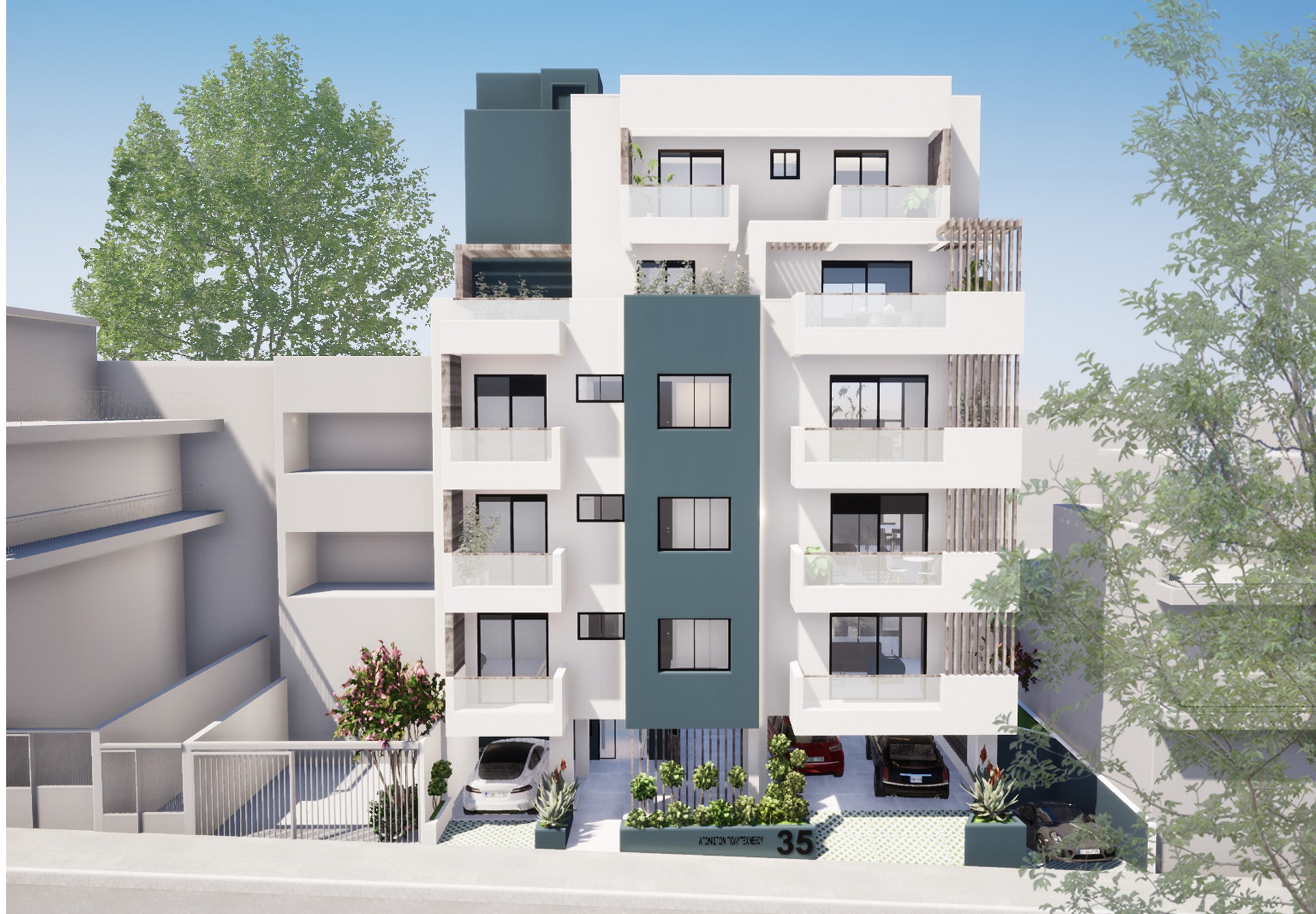 Third Floor Apartment Under Construction For Sale in Agios Dimitrios, Athens. ID A4-5814