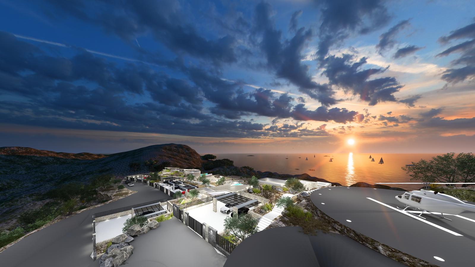 Georgioupolis Seaview Luxury Villa for sale. ID 0v-1414