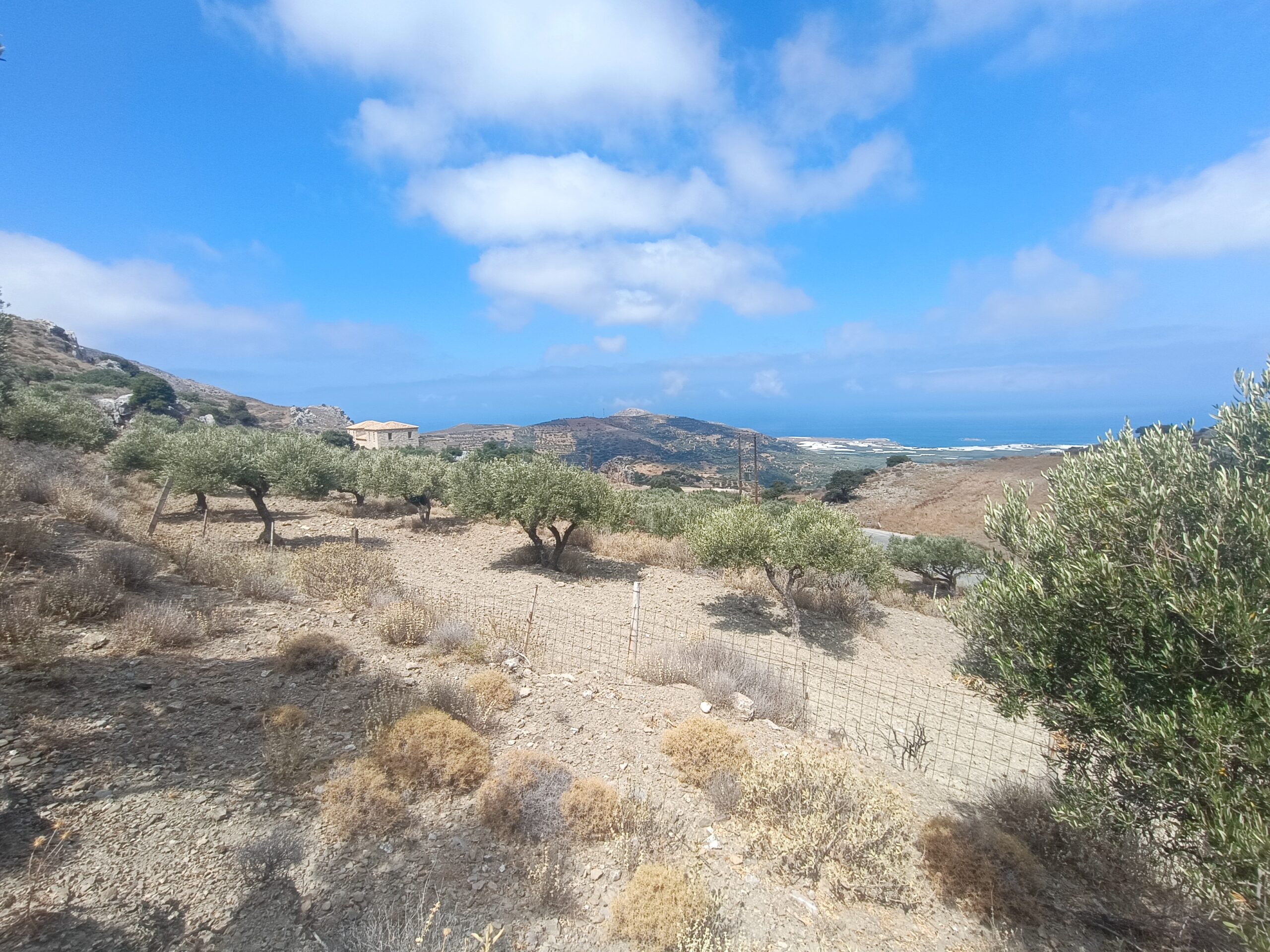 For sale  plot of land with an exceptional sea view near Platanos -Kisamos