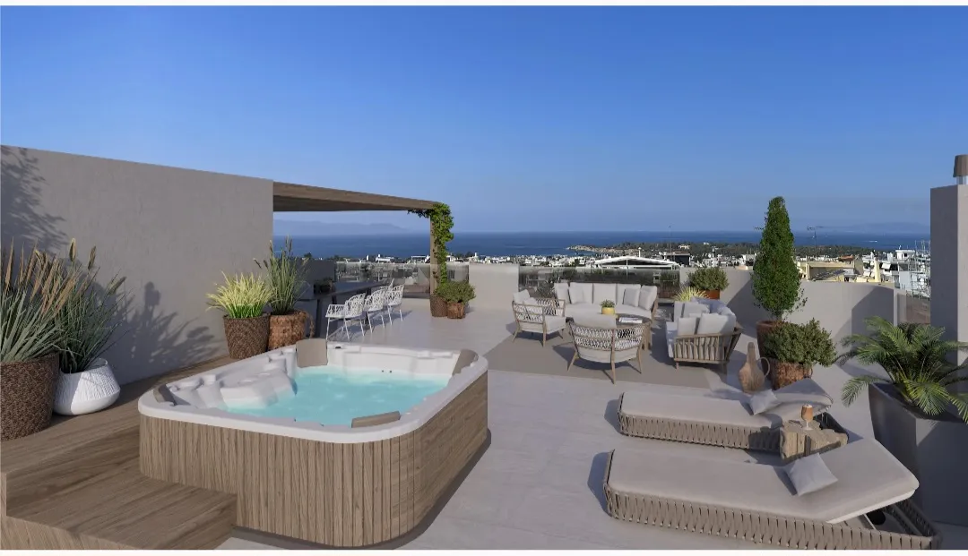 Seaview Luxury Penthouse for sale in Voula. ID A4-10973