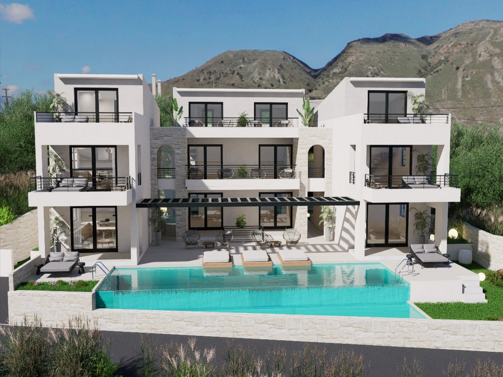 Seaview Two Bedroom Maisonette in Megala Chorafia for sale. ID 04-10883