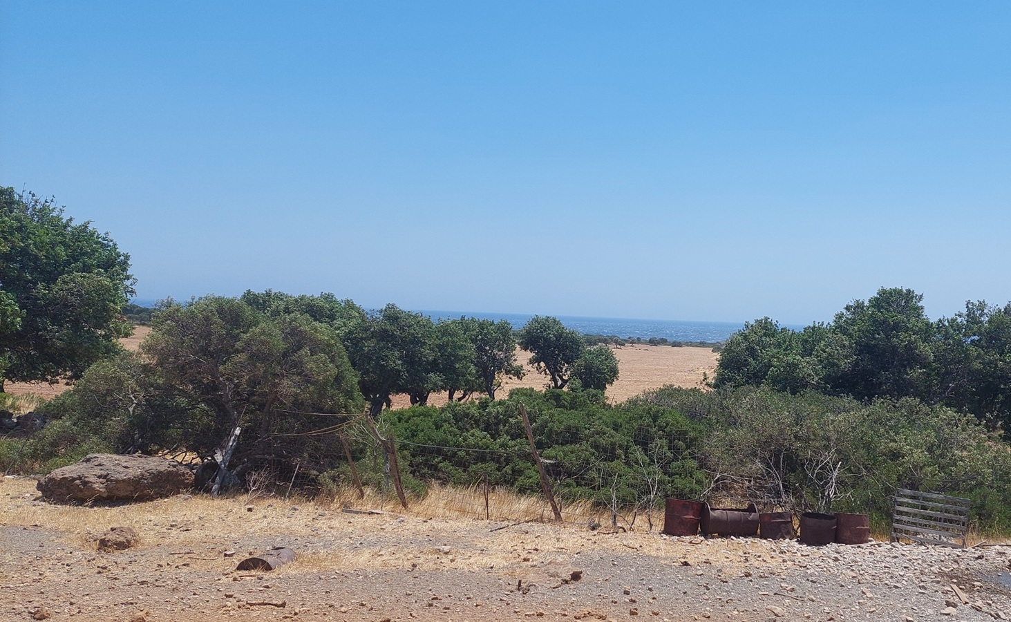 Investment Plot with Sea view for sale in Frangokastelo. ID 03-3257