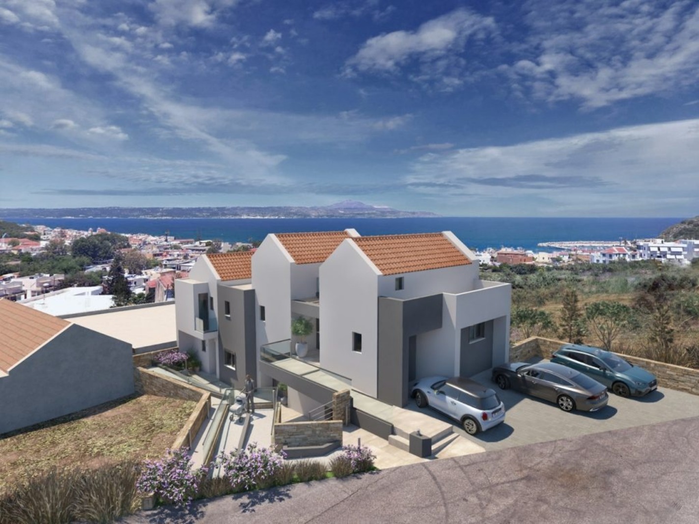 Seaview Apartment in Kalyves for sale. ID 04-10495