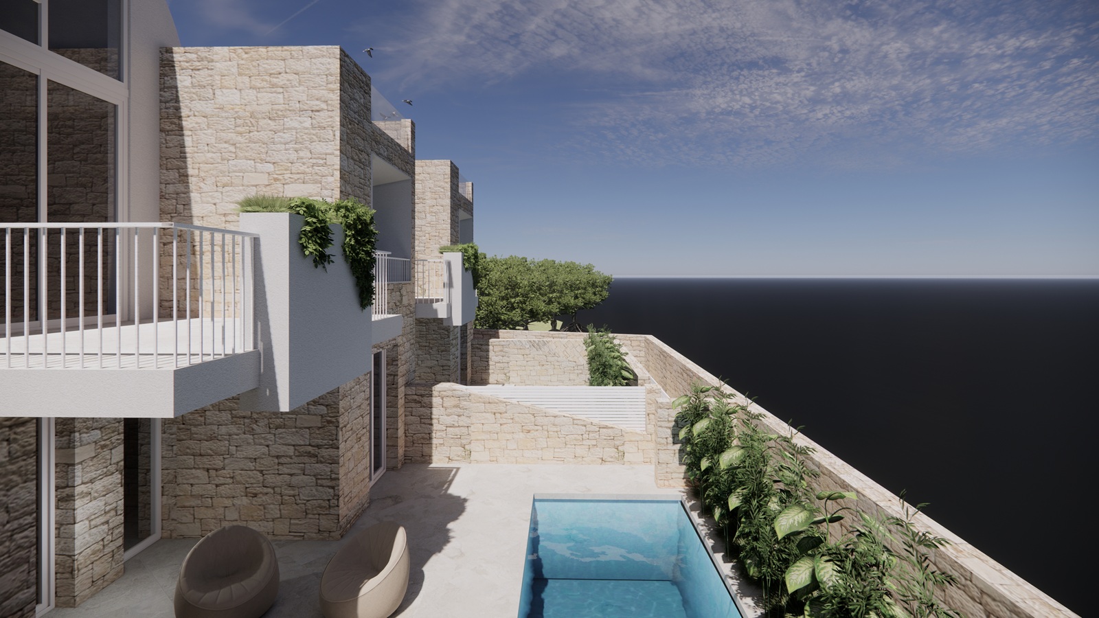 Villa with Sea view for sale in Kalyves. ID 0v-1363