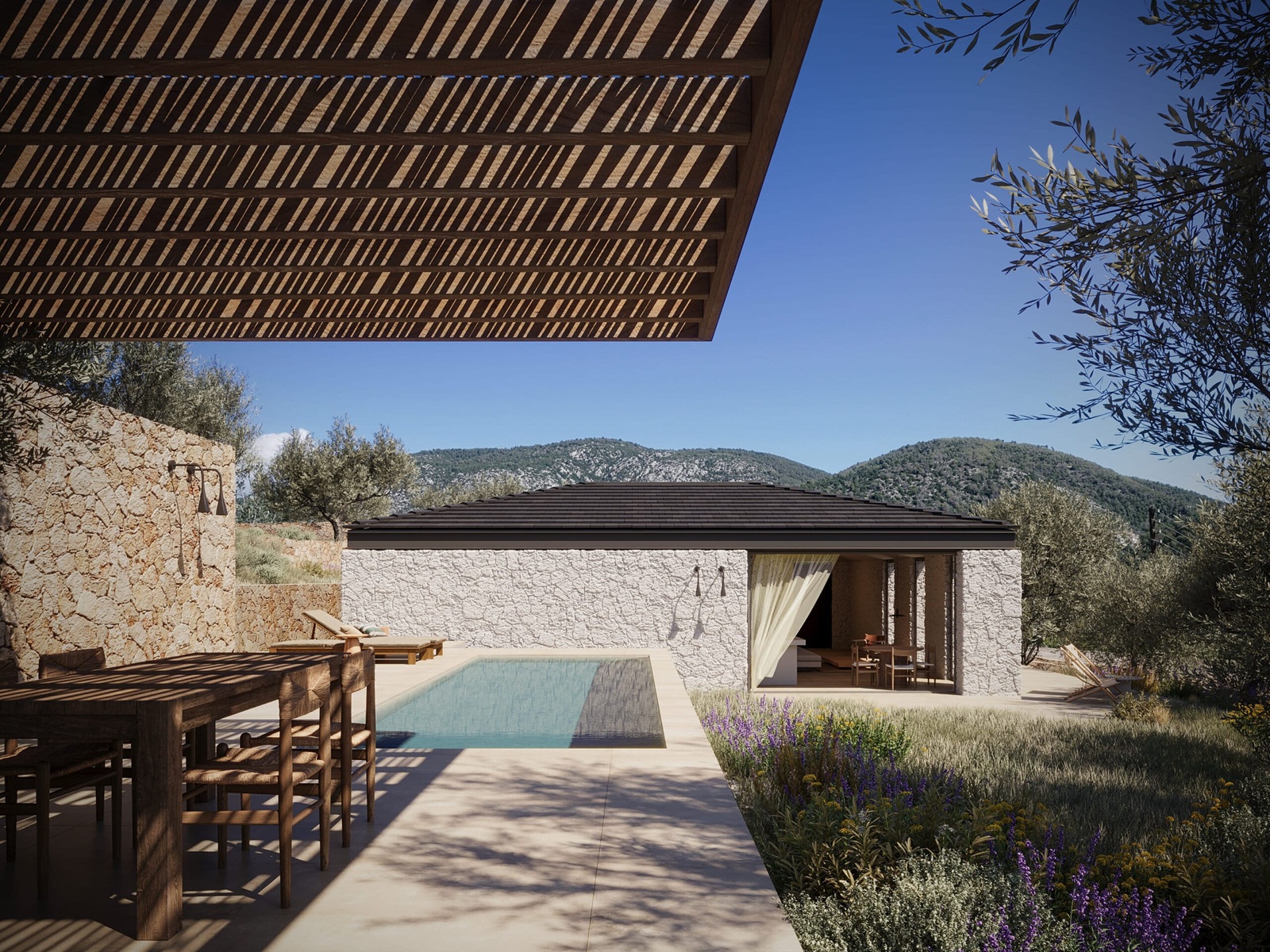 Luxury Villa with Seaview in Epidaurus for sale. ID Pev-1301