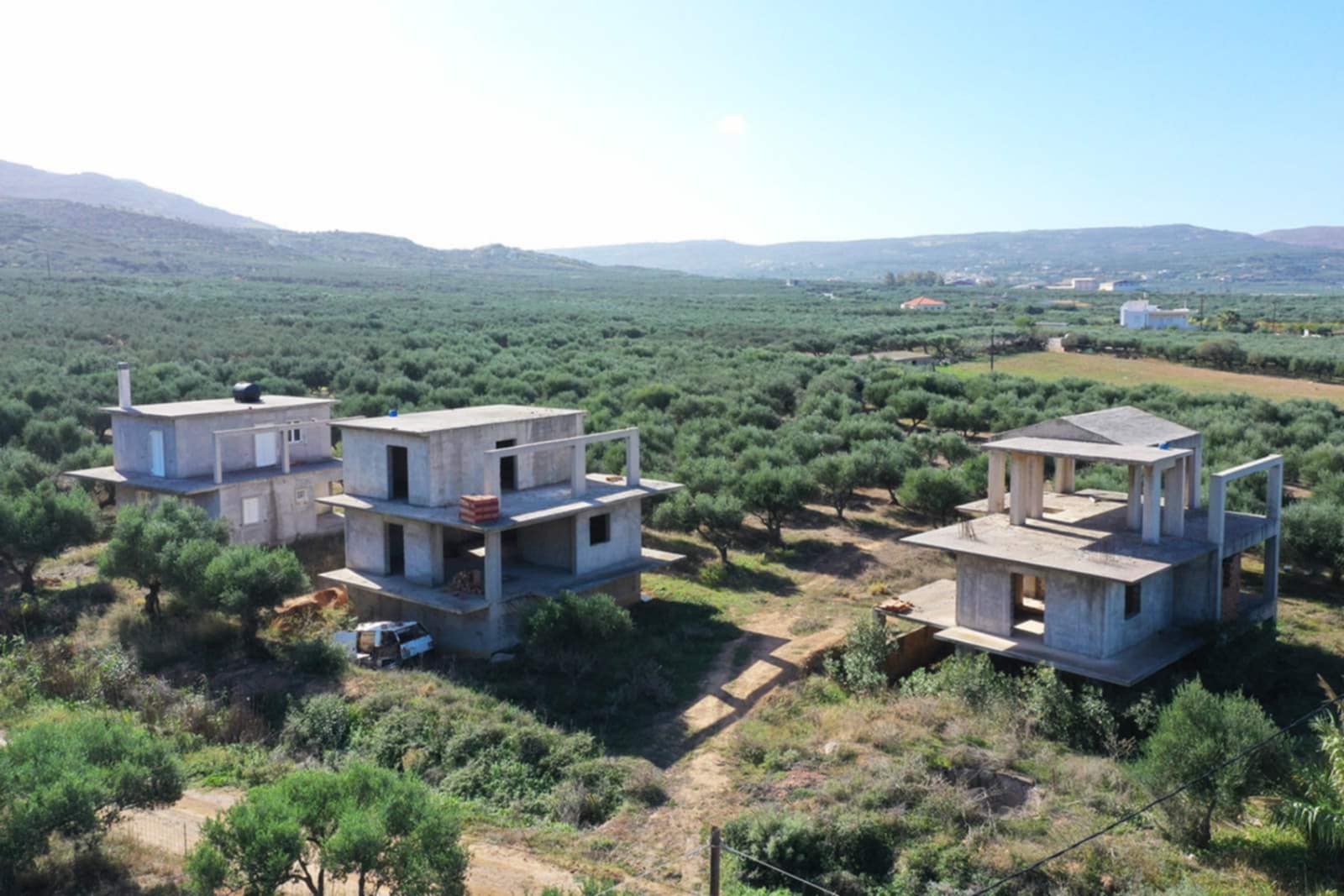 Three Unfinished Maisinette for Sale near Kasteli. ID 04-9013