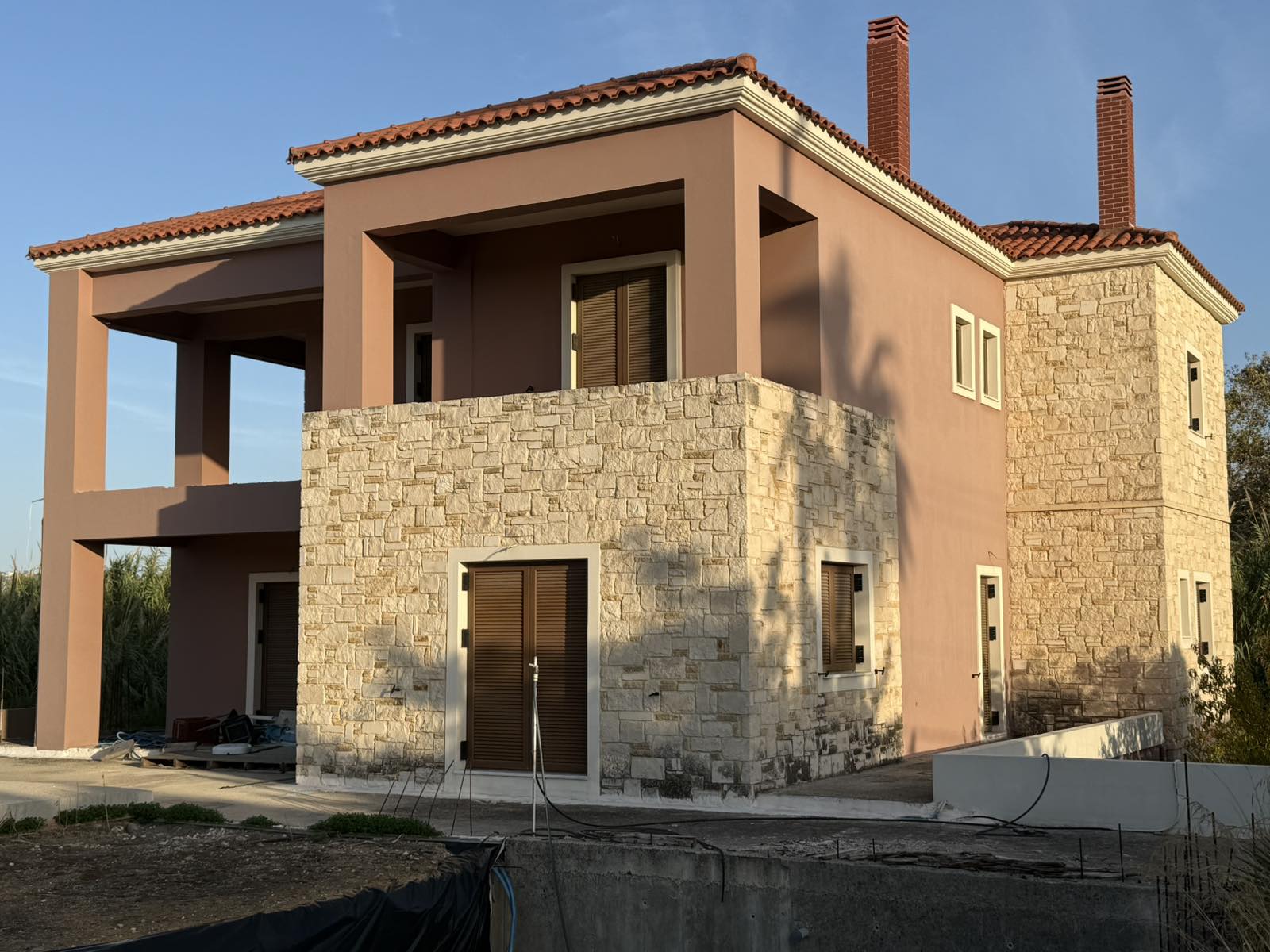 Unfinished House for sale near Chania. ID 04-8754