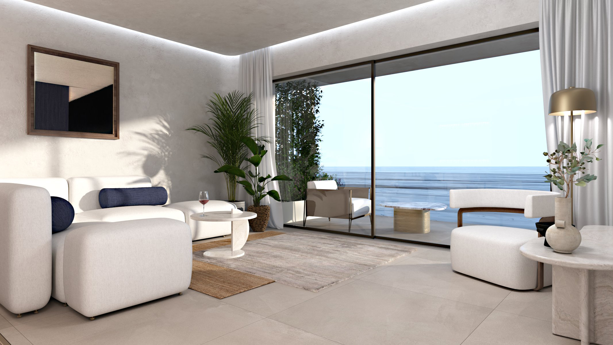 Luxury Seaview Apartment in Loutraki for sale. ID A4-8200
