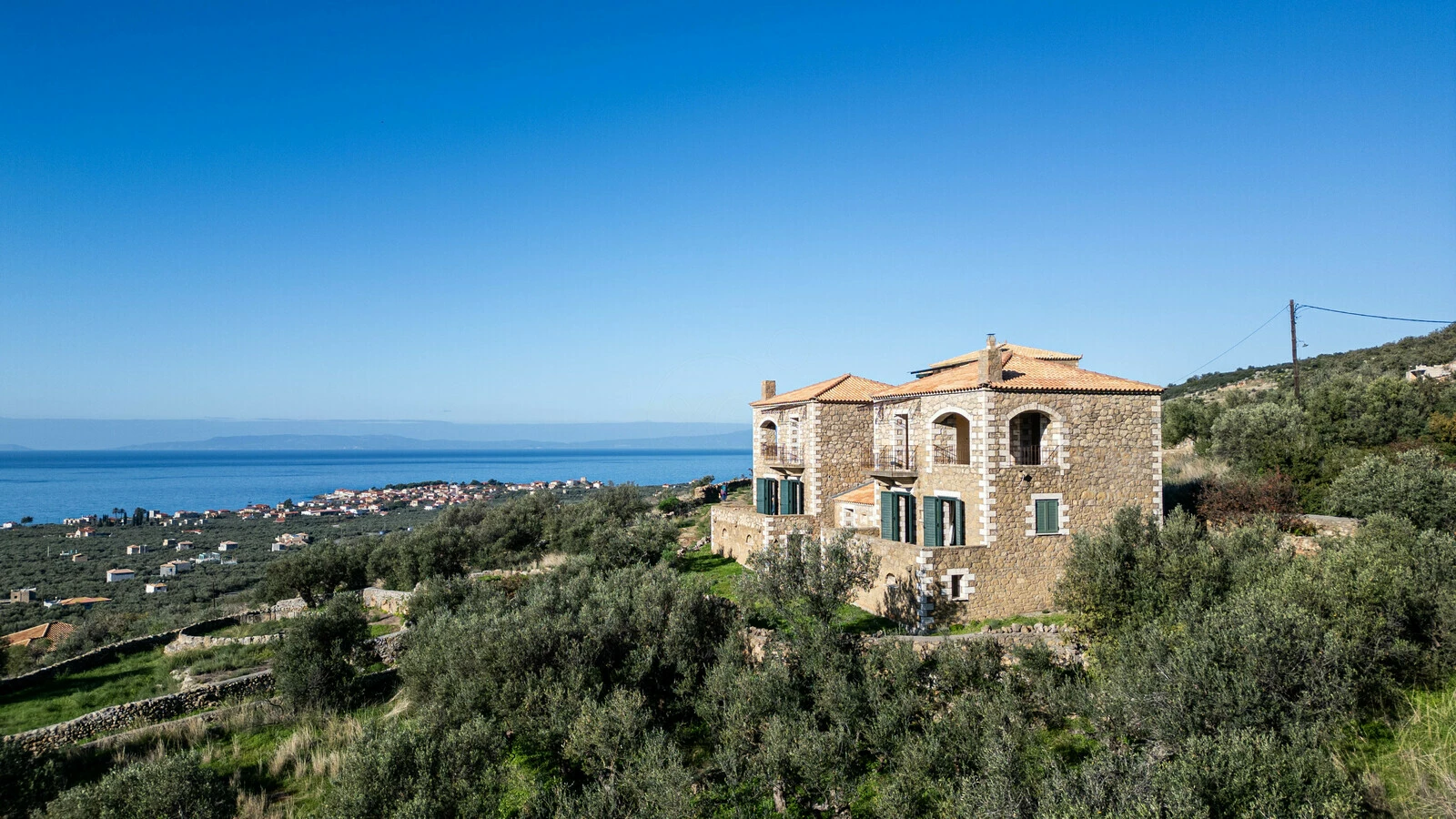 Two Seaview Traditional Houses for sale in Mani. ID Pe4-7960