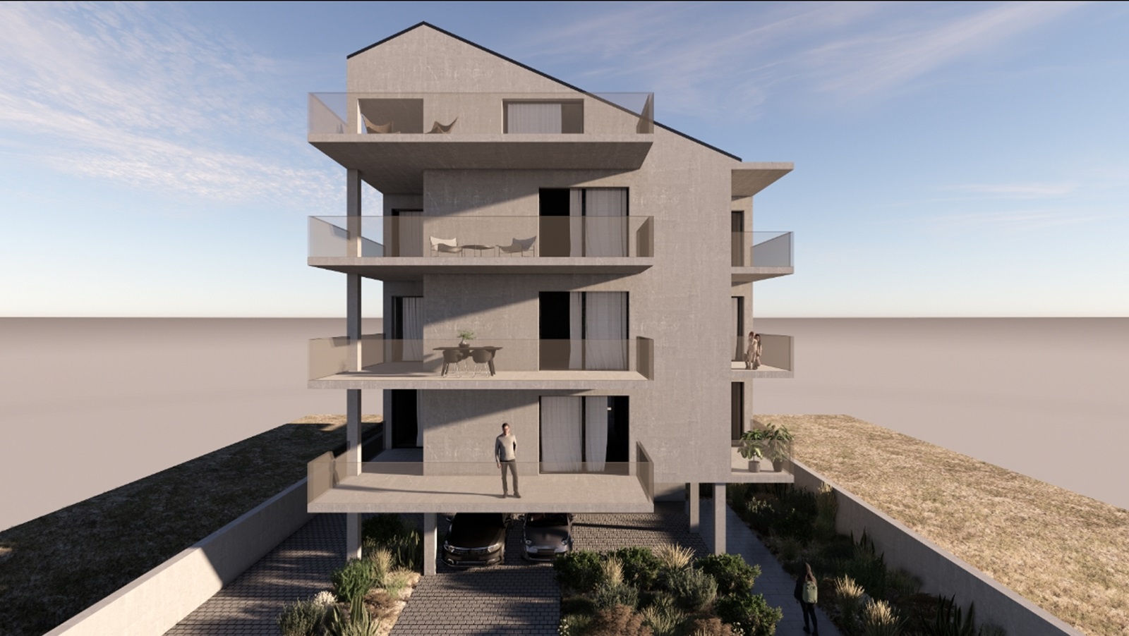 Apartment in Chania Koumpes for sale. ID A4-7864