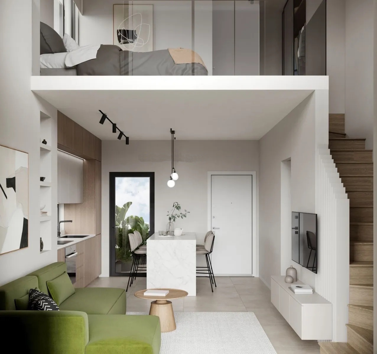 Loft for sale in Elliniko. ID A4-7343