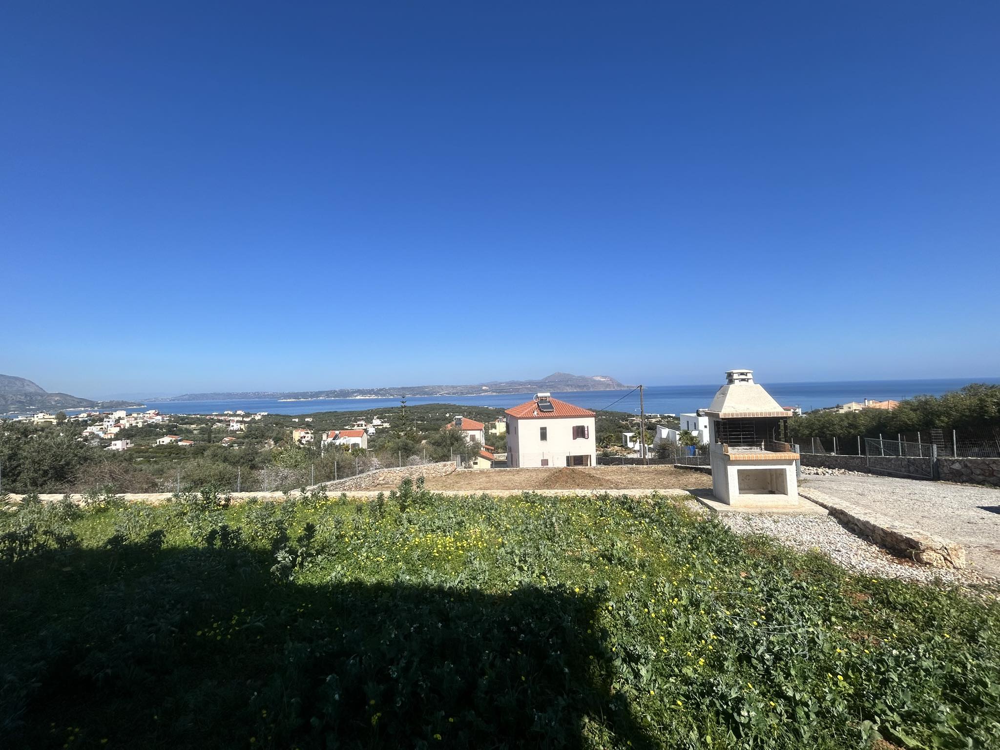 Detached house with unblocked sea view for rent in Kokkino Chorio. ID 001-7034