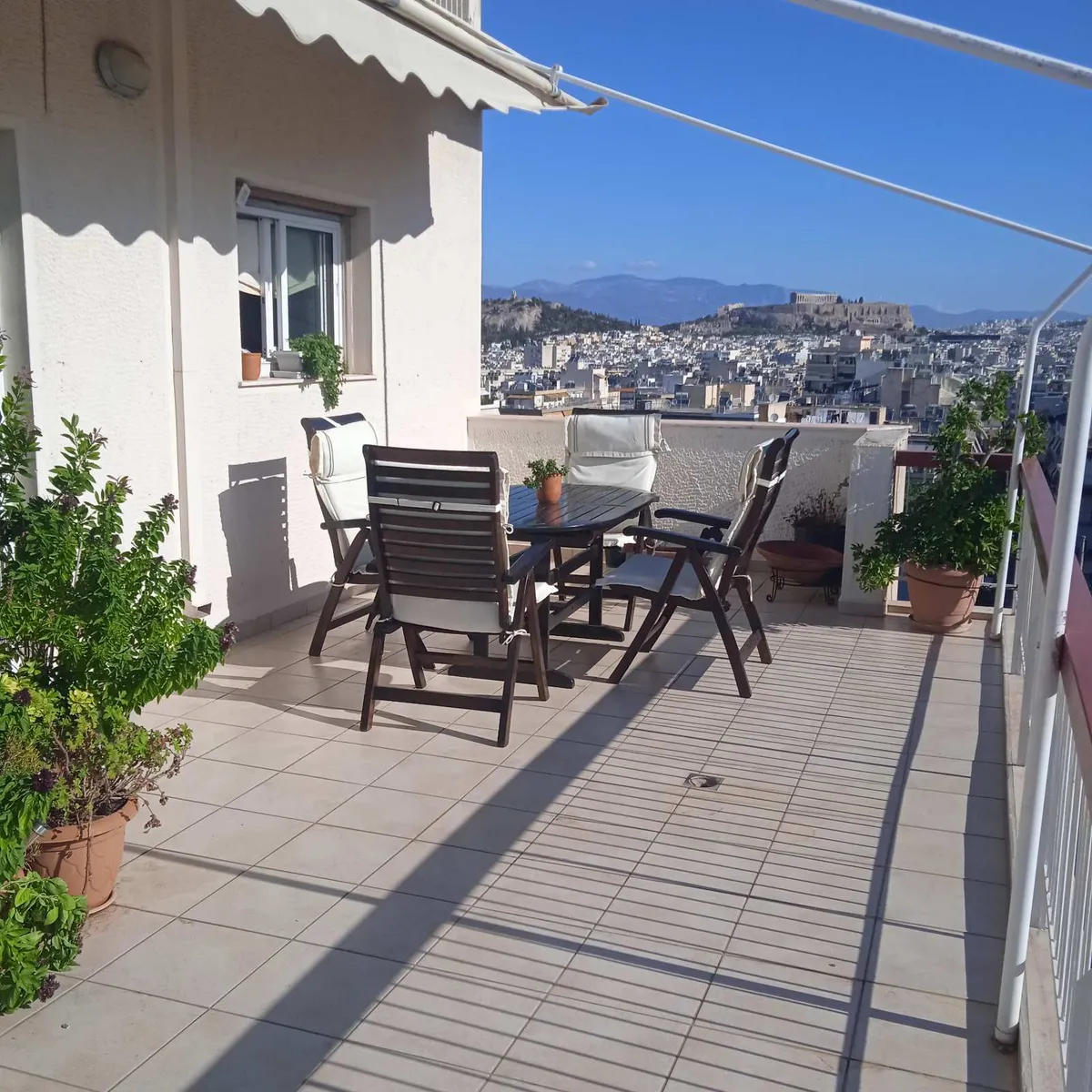 Top Floor Apartment with Acropolis View for sale in Athens Neos Kosmos. ID A4-7048