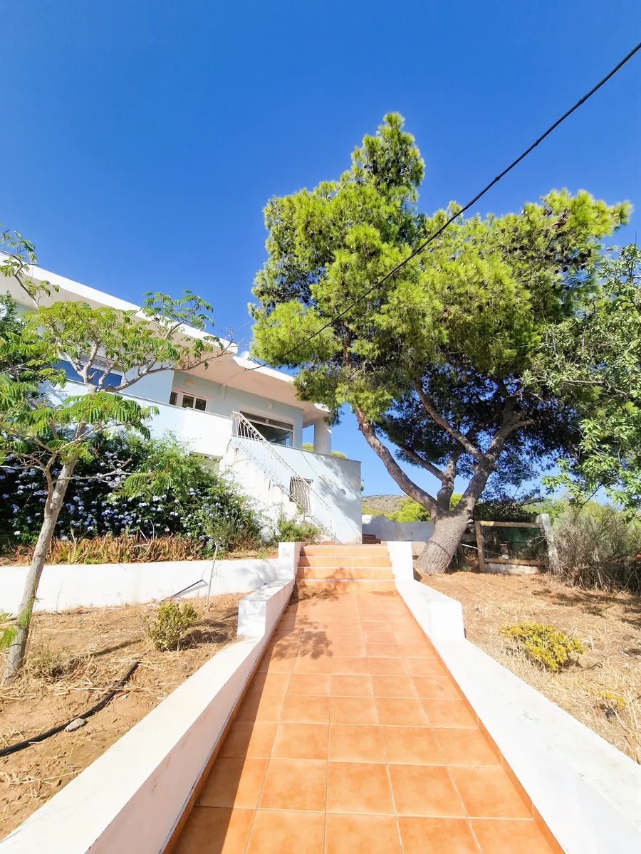 Seaview Property with Two Houses for sale in Keratea. ID Av-996