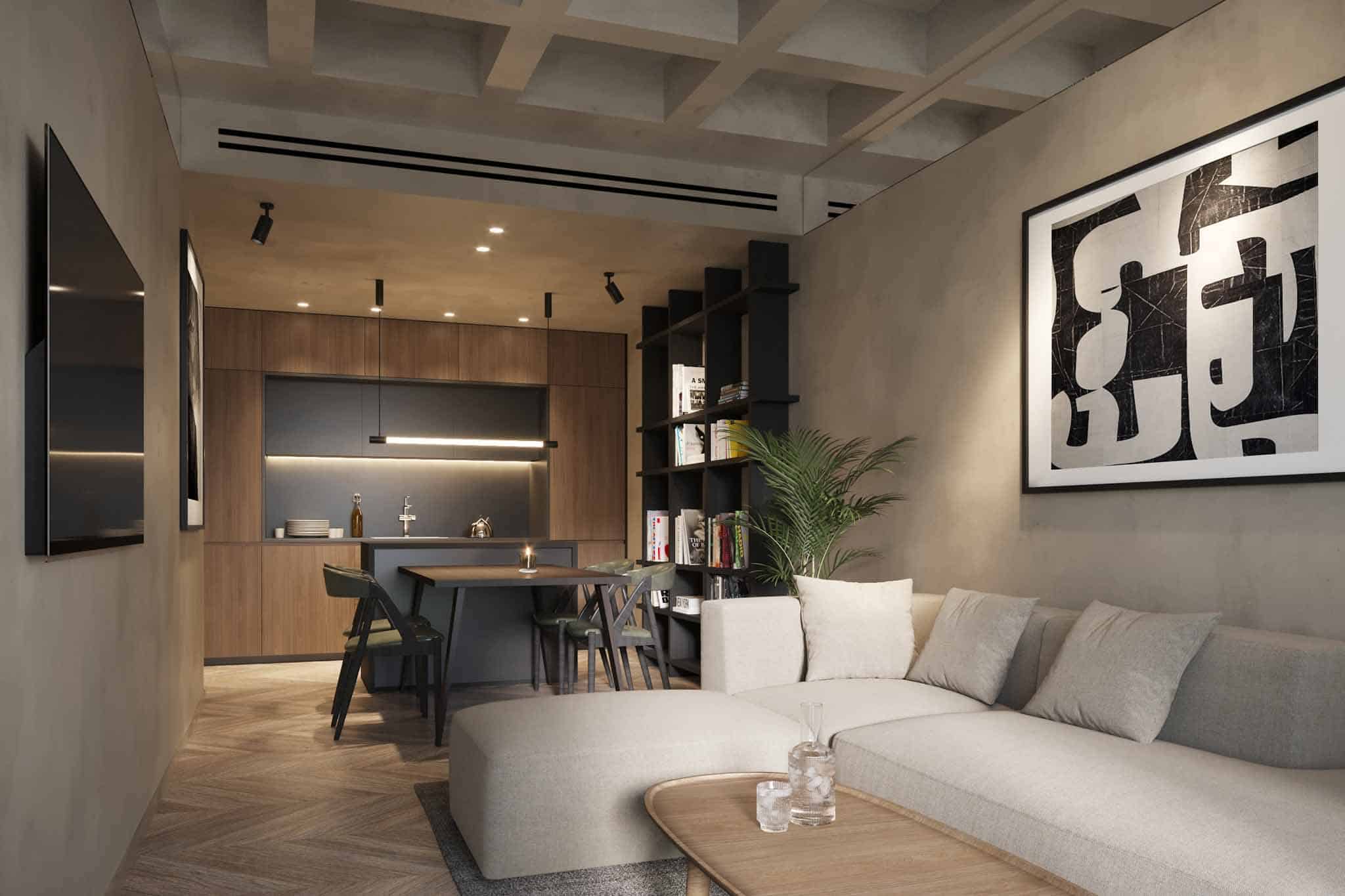 Luxury Apartment in Metaxourgio for sale for Golden Visa. ID A4-6647