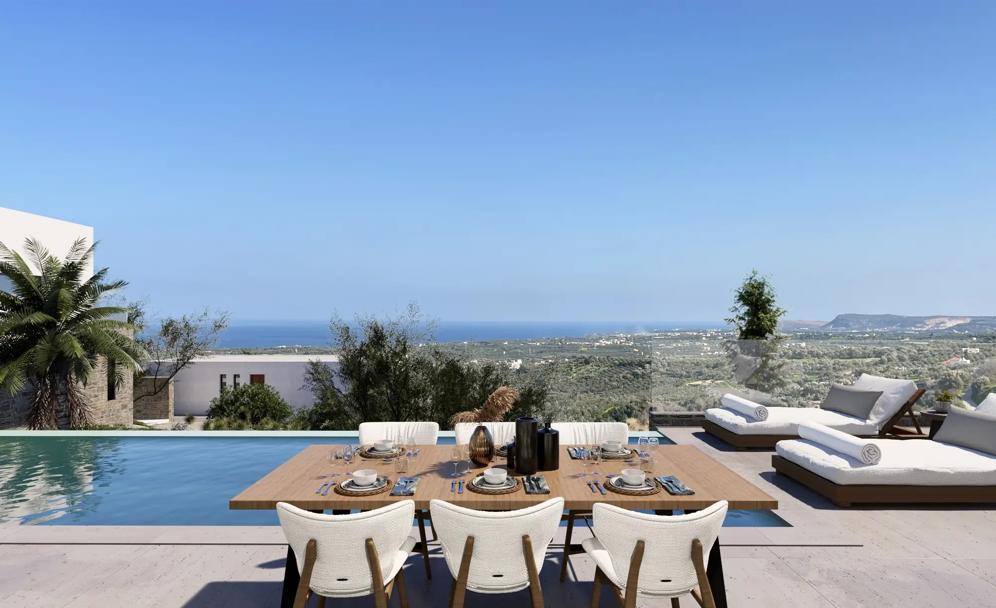 Seaview Villa for sale near Rethymno. ID 14-6669