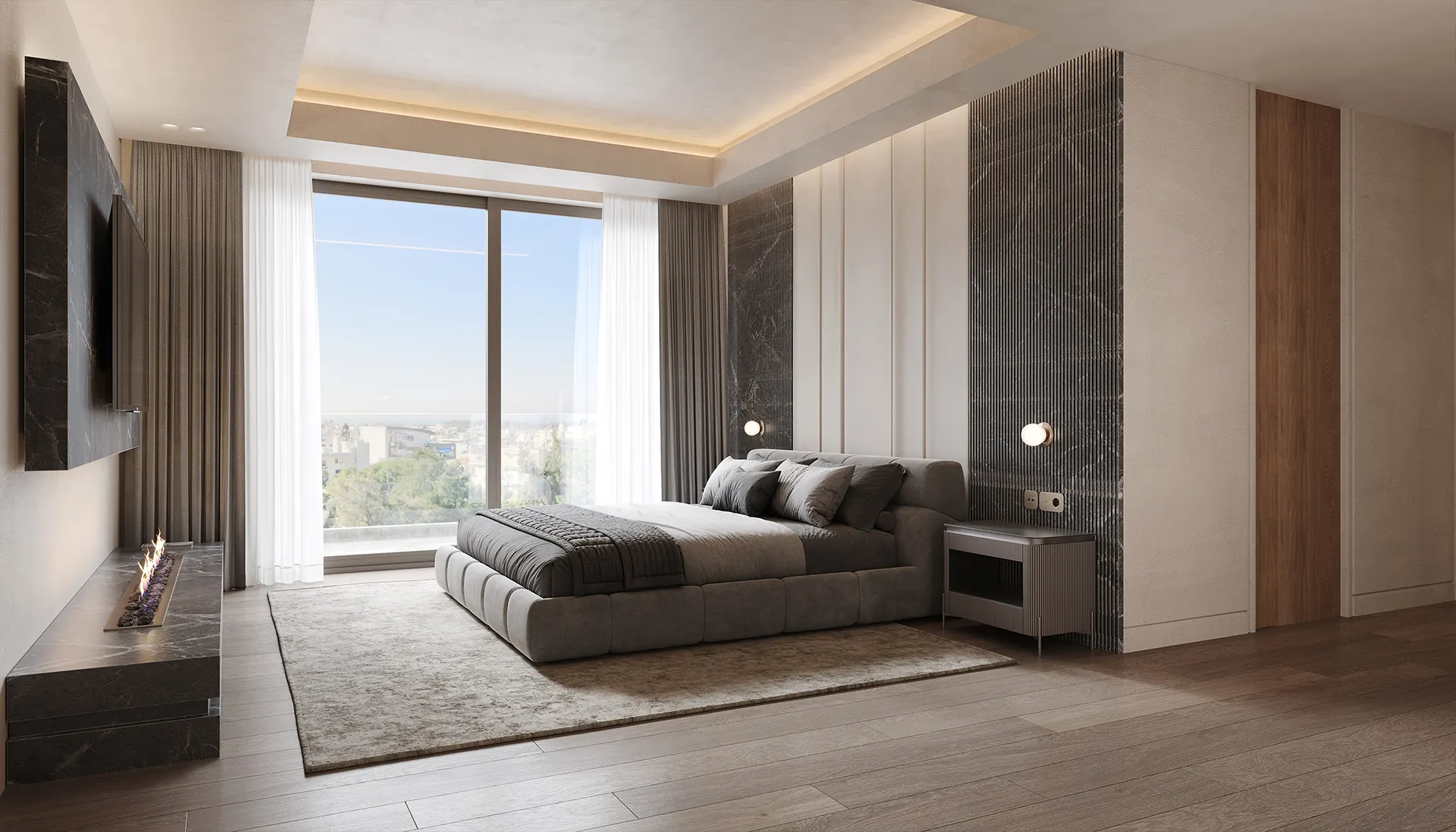 Three Bedroom Apartment with Stunning Views in Glyfada. ID A4-6079