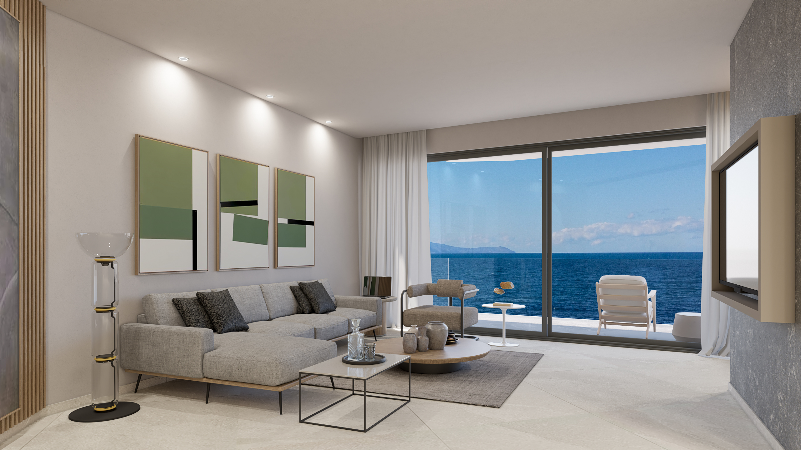 Seafront Apartment for sale in Chania Nea Chora. ID 04-6257