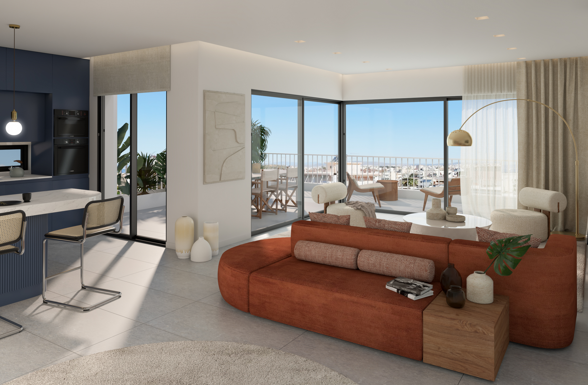 Three Bedroom Apartment for sale in Argyroupoli. ID A4-5492