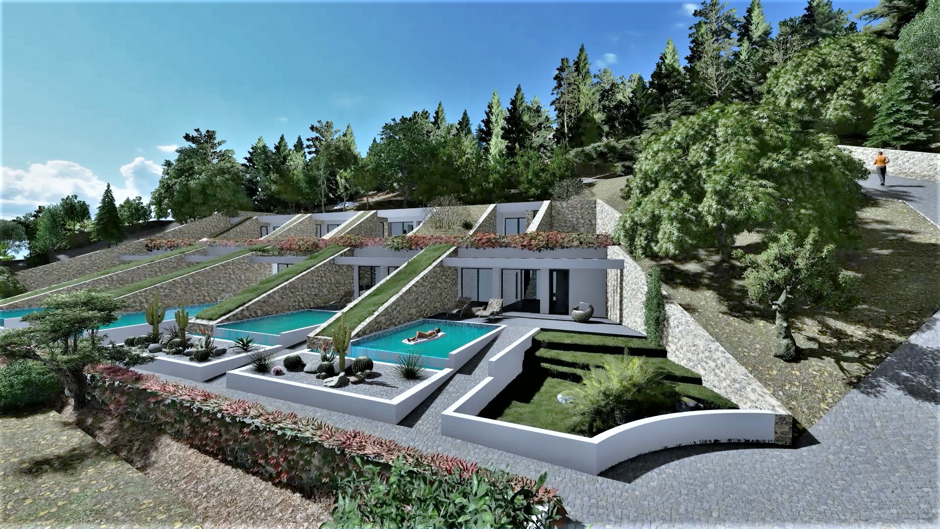 Seaview Villa in Rhodes for sale. ID Rv-991